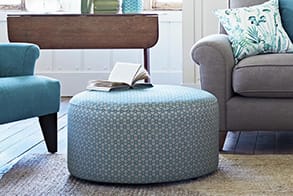 Harrison Clearance Circle Footstool